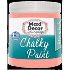 Χρώμα Κιμωλίας 250ml Maxi Decor Chalky 519 Ροδακινί_CH519250